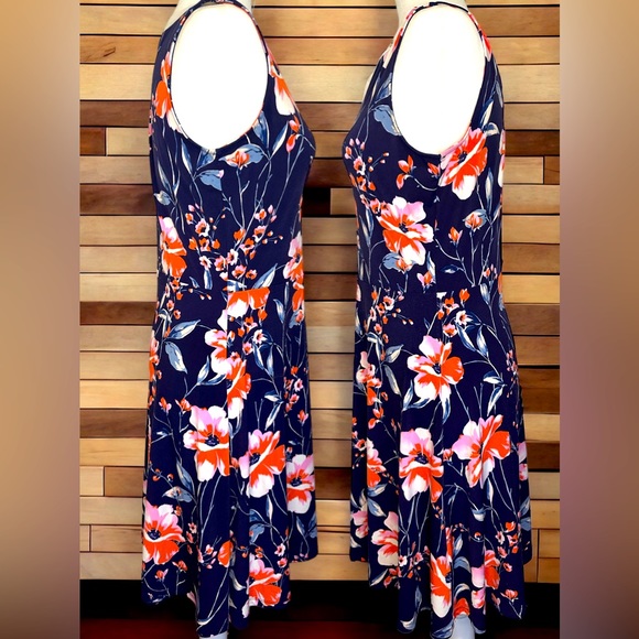 Ivanka Trump Floral Sleeveless Work/Office Dress - Picture 9 of 14